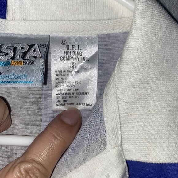 IXSPA 2000 by Jamie Sadock Men's Multi‎ Color Polo Style 1/4 Button Shirt Sz S - Picture 4 of 7